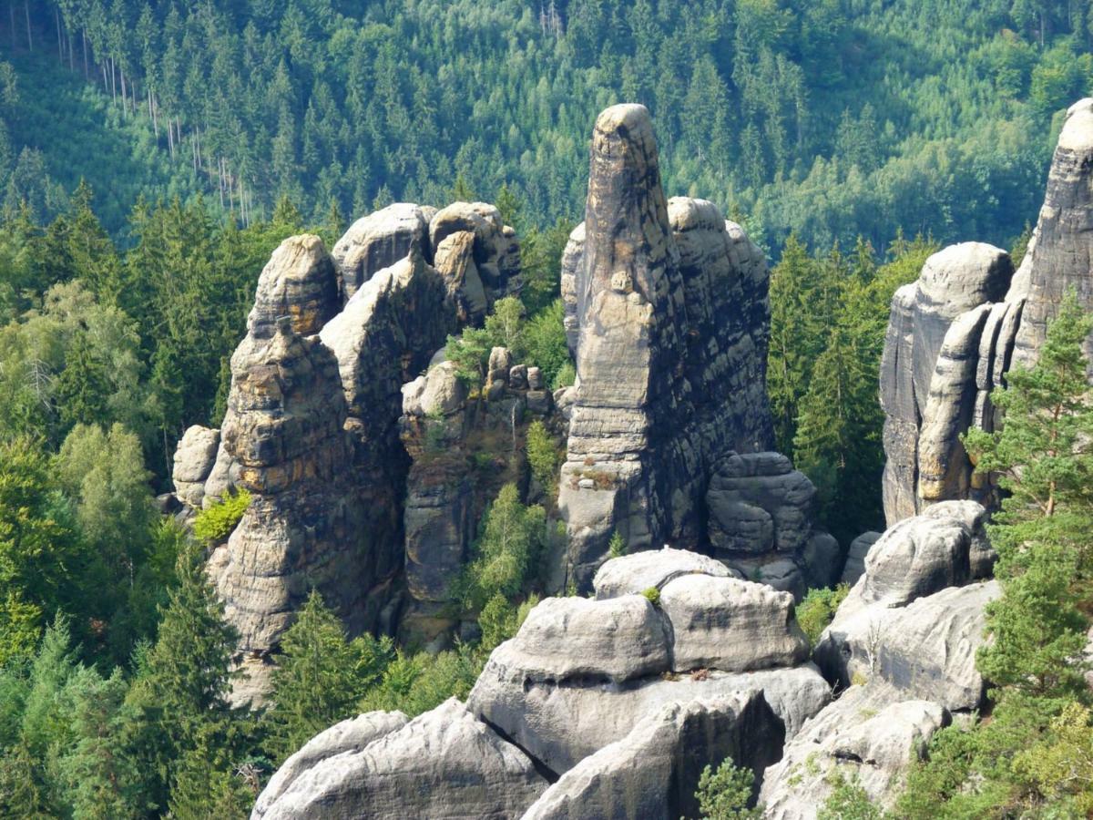 Ein Platz Fuer Ruhe Und Naturgenuss Sebnitz Buitenkant foto